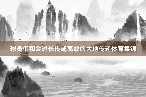 球员们和会过长传或高效的大地传递体育集锦